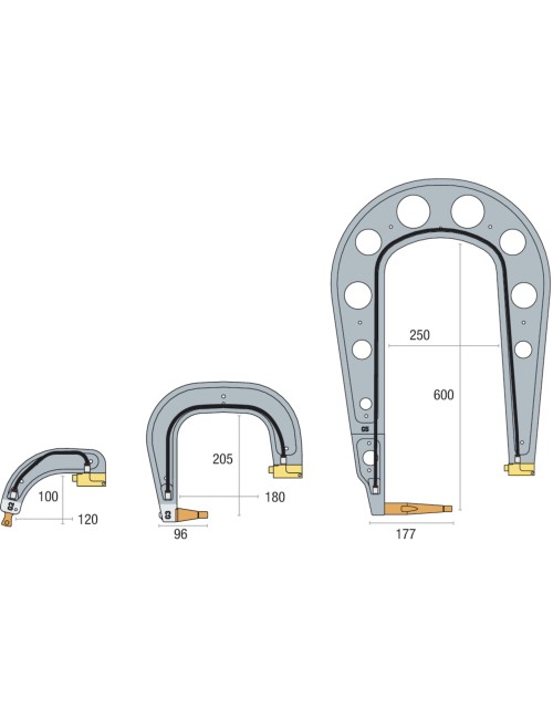 Lot De 3 Bras G Isoles : G2 + G3 + G5